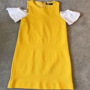 Zara yellow mini dress